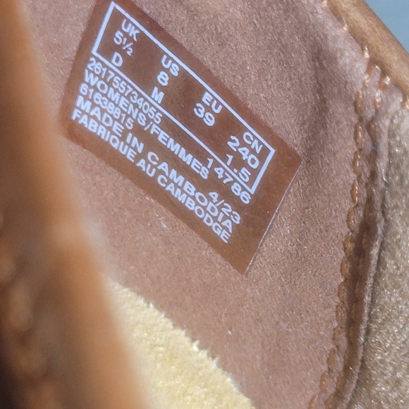 Clarks Collection Leather Loafers Westlynn Bay Tan Womens SZ 8 - Picture 7 of 11